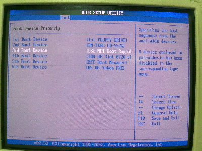 BIOS- Раздел Boot