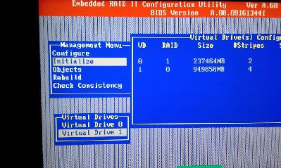 RAID Initializing Embeded RAID II Configuration Utility Intel S5000VSA IMAG0085.jpg