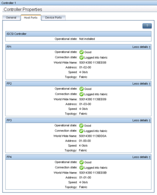 HP P6550 EVA контроллер